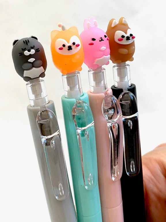 22243 DANCING ANIMAL RETRACTABLE GEL PEN-48 – BCmini